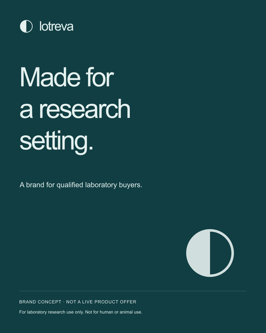 Lotreva social concept: Made for a research setting.
