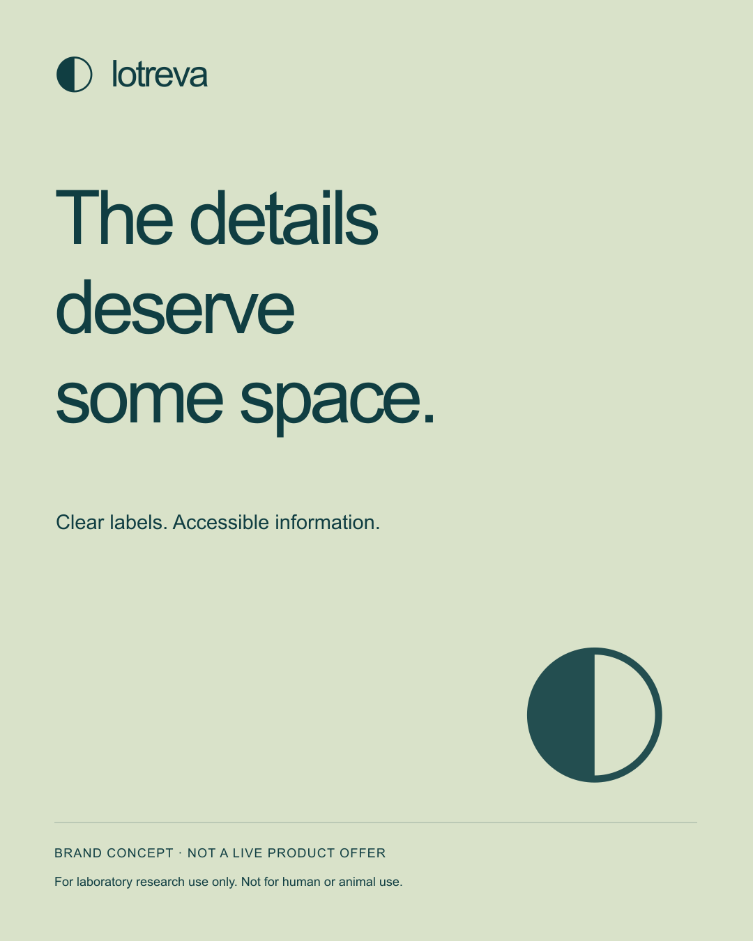 Lotreva social concept: The details deserve some space.